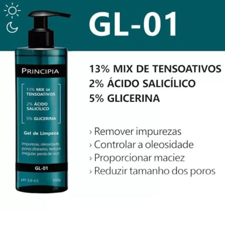 Gel De Limpeza 13% Tensoativos + 2% Acido Salicilico + 5% Gl