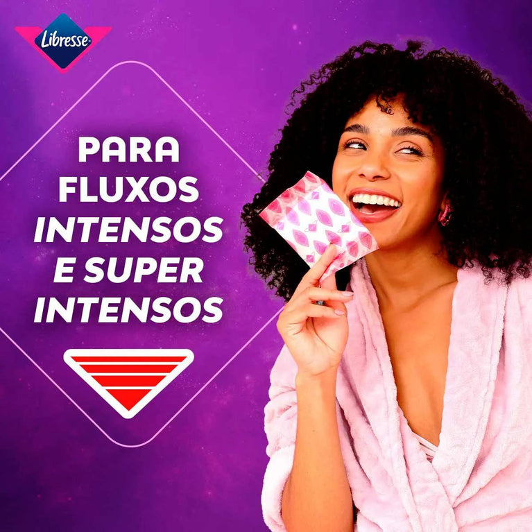 Absorvente Noturno Libresse Boa Noite Suave com Abas 8 unidades
