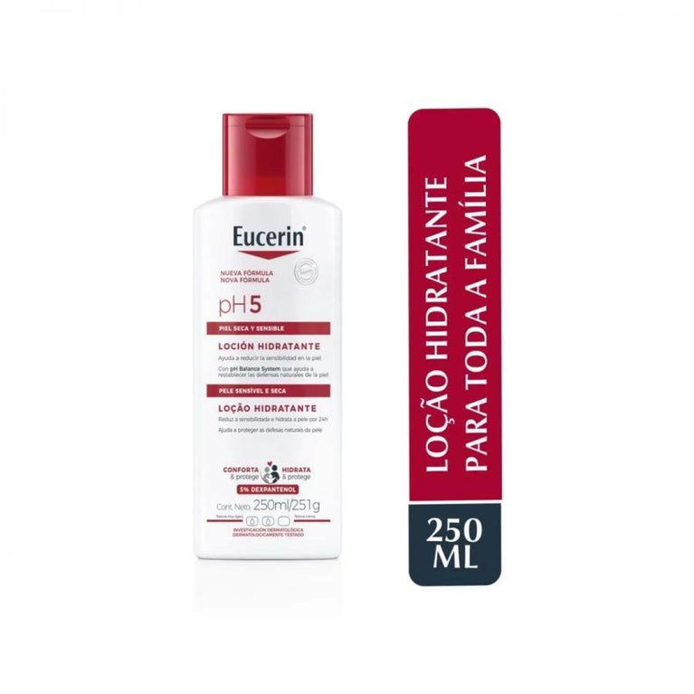 Eucerin Loção Hidratante PH5 250ML - Drogaria Poupa Centro