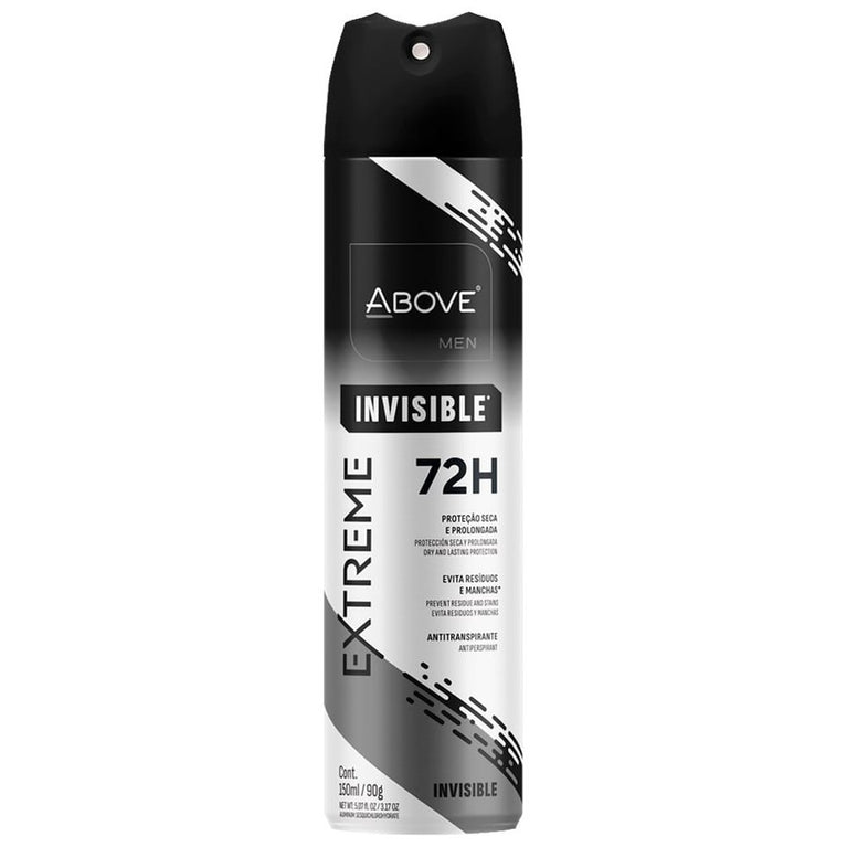 Desodorante Above Aero Men Extreme Invisible 150ml