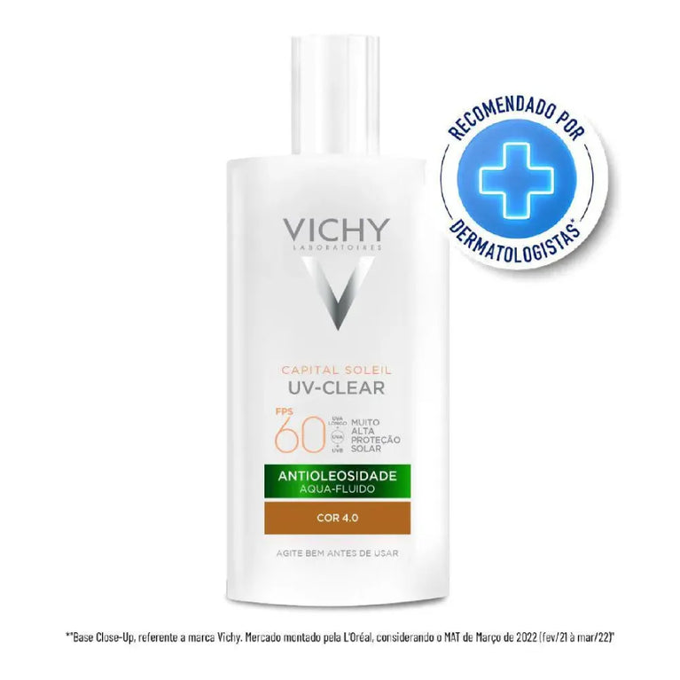 Vichy Capital Soleil Uv-clear Protetor Solar Facial 4.0 Fps 60 40g