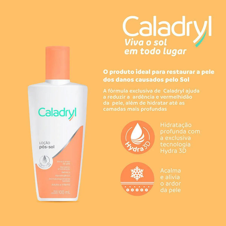Loção Pós-Sol Caladryl 100ml