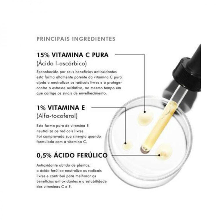 Serum Facial Anti-Idade SkinCeuticals C E Ferulic 15Ml - Drogaria Poupa Centro
