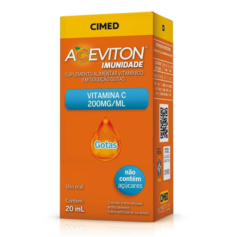 Aceviton Imunidade Gotas 20ml - Drogaria Poupa Centro