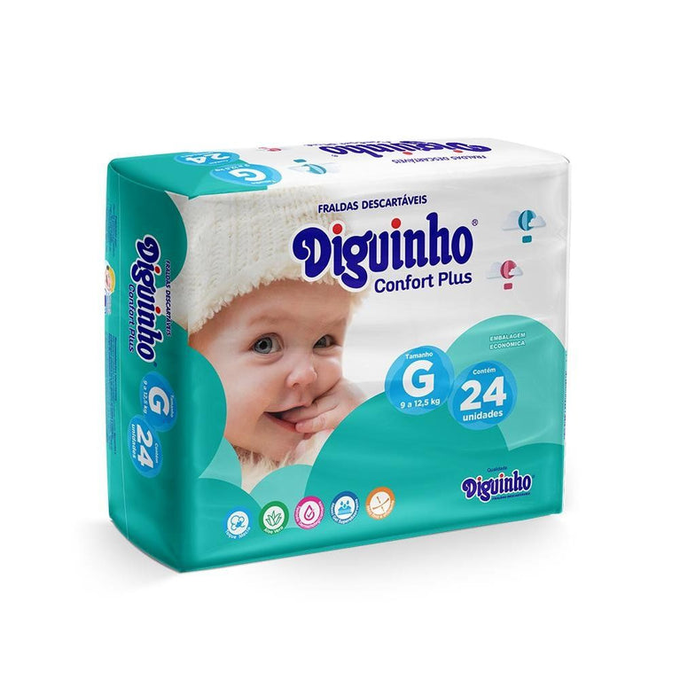 Fraldas Diguinho Confort Plus Econ. G 24