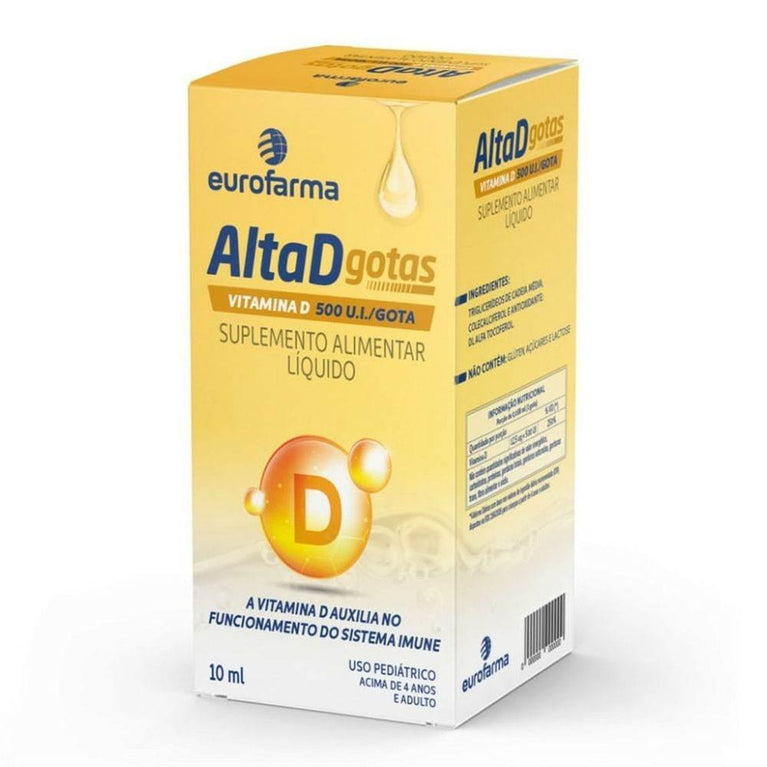 Alta D 500Ui Gotas 10ml - Drogaria Poupa Centro