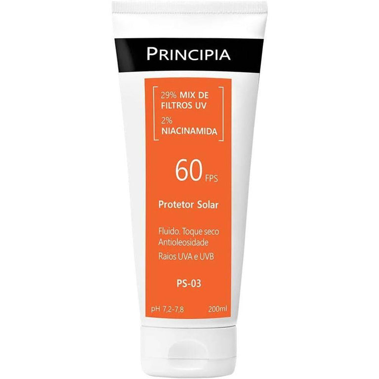 Protetor Solar Corporal Principia FPS 60 Toque Seco Antioleoside - Drogaria Poupa Centro