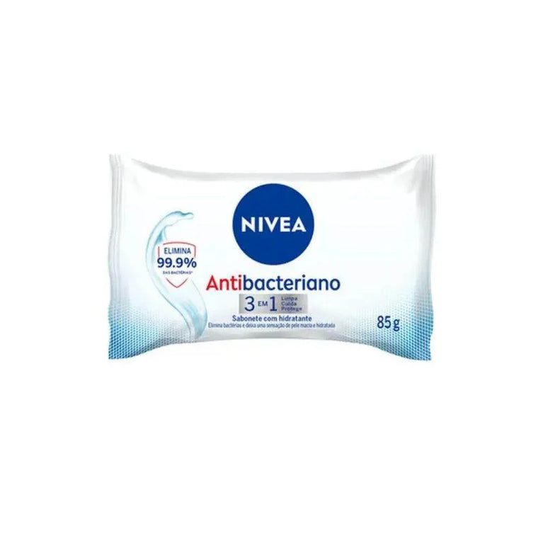 Sabonete em barra Nivea antibacteriano 85Gr - Drogaria Poupa Centro