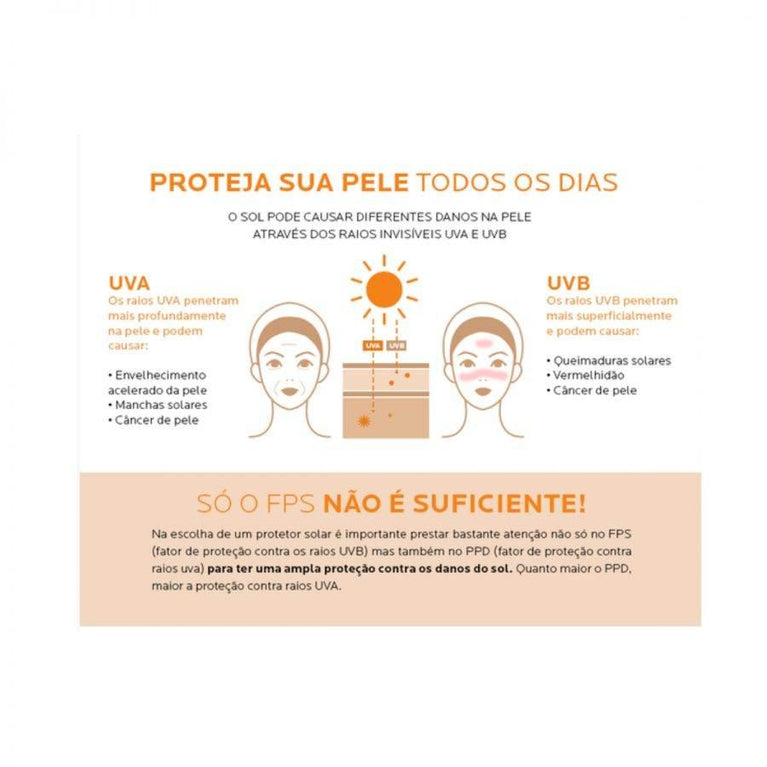 ANTHELIOS XL PROTECT FACIAL FPS60 25G SEM COR - Drogaria Poupa Centro