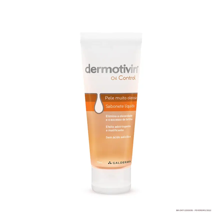Sabonete Líquido Facial Dermotivin Oil Control Pele Oleosa 70ml