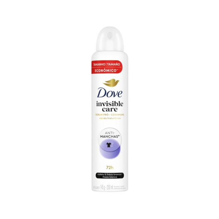 Desodorante Dove Antitranspirante Feminino Invisible Dry 250ml