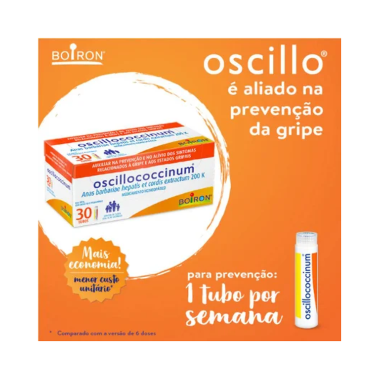 Oscillococcinum 200k 30 Tubos de 1g cada Boiron