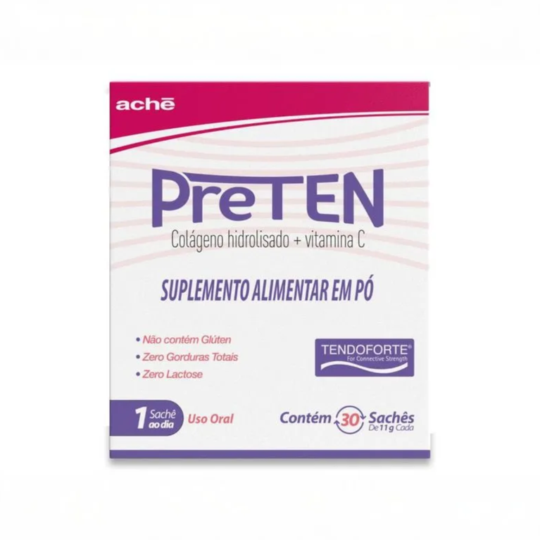 Suplemento Alimentar em Pó Preten Colágeno e Vitamina C 30 Sachês