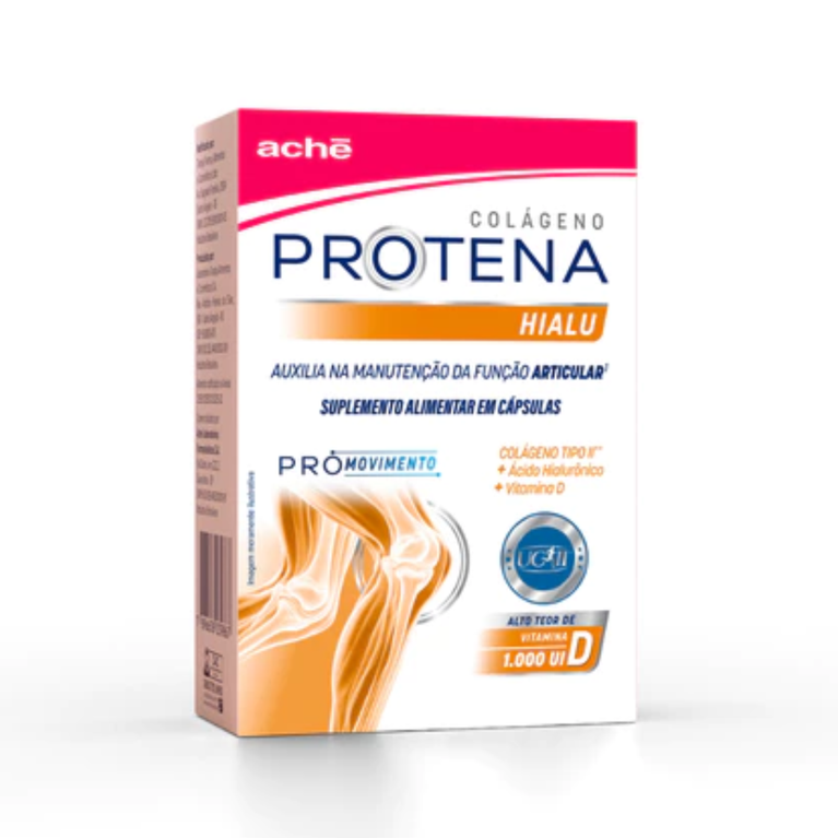 Suplemento Alimentar Protena Hialu 60 cápsulas Aché