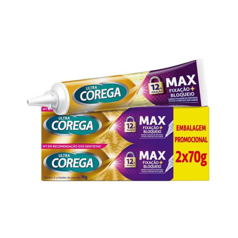 Corega Ultra Max Kit 70G C/2un