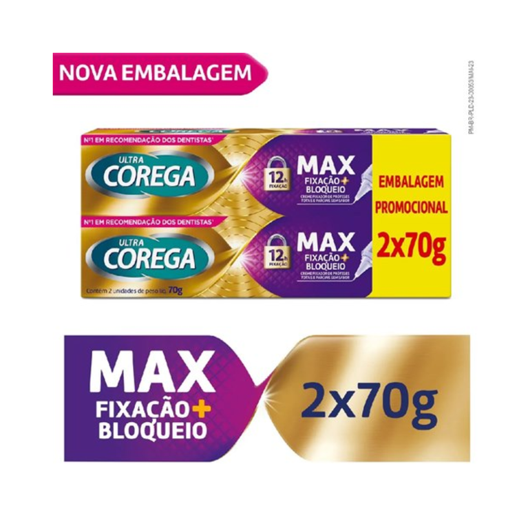Corega Ultra Max Kit 70G C/2un