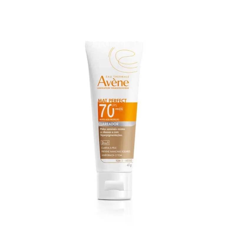 Protetor Solar Facial Avéne Mat Perfect Clareador FPS 70 40G