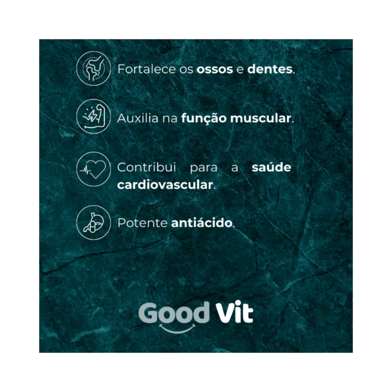 Carbonato de Cálcio 60 cápsulas Good Vit