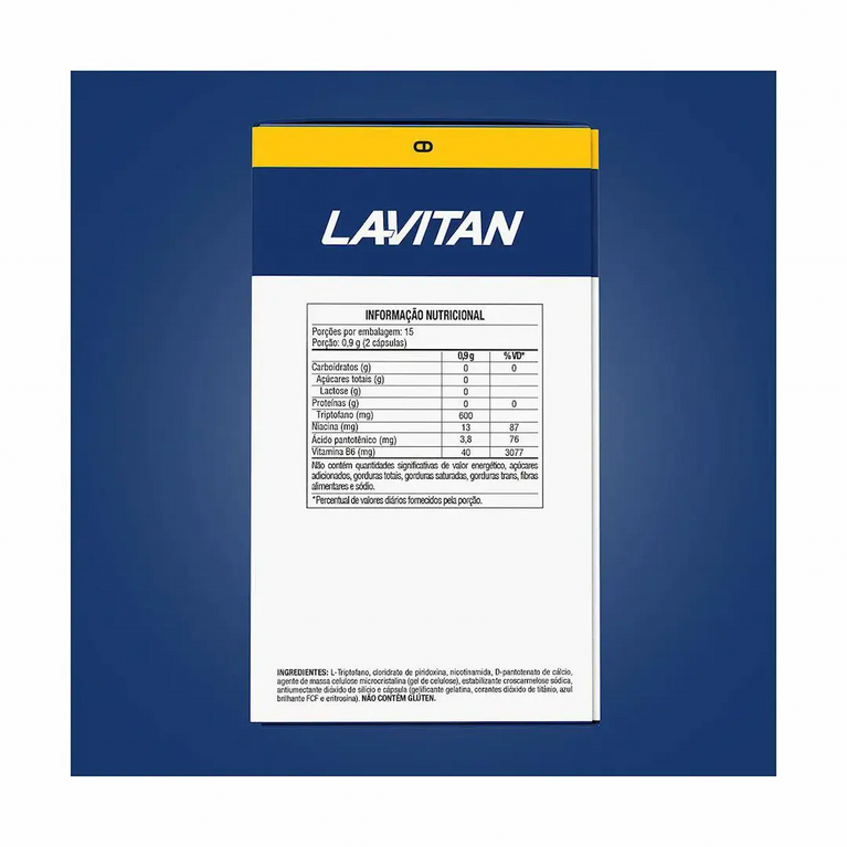 Lavitan Triptofano com 30 Cápsulas