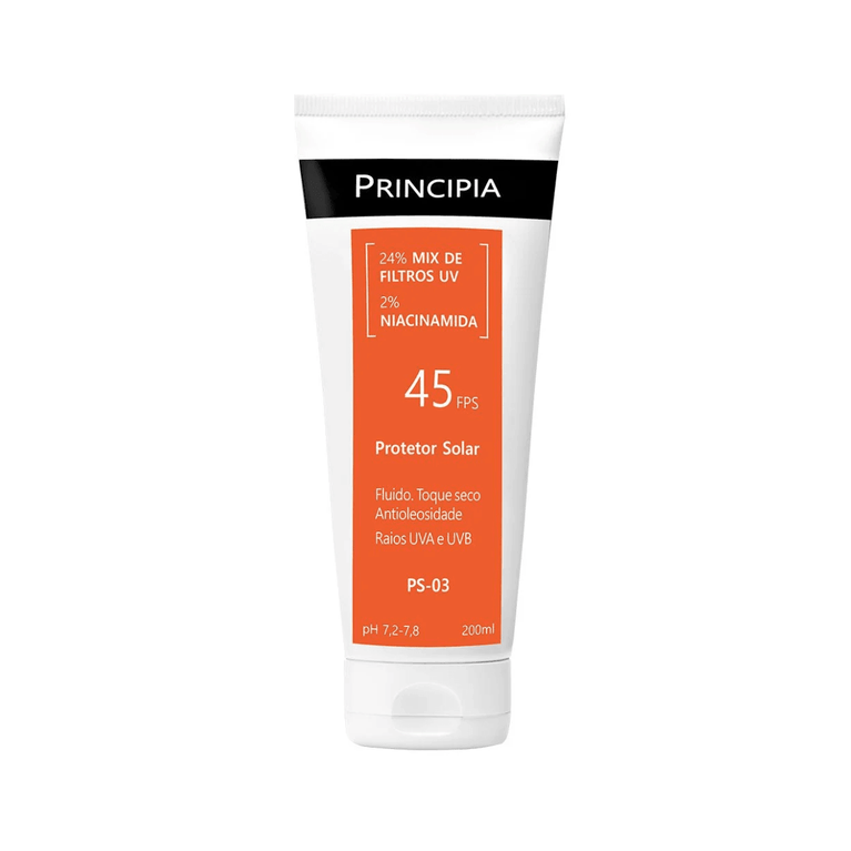 Protetor Solar Principia FPS45 PS-03 200ML - Drogaria Poupa Centro