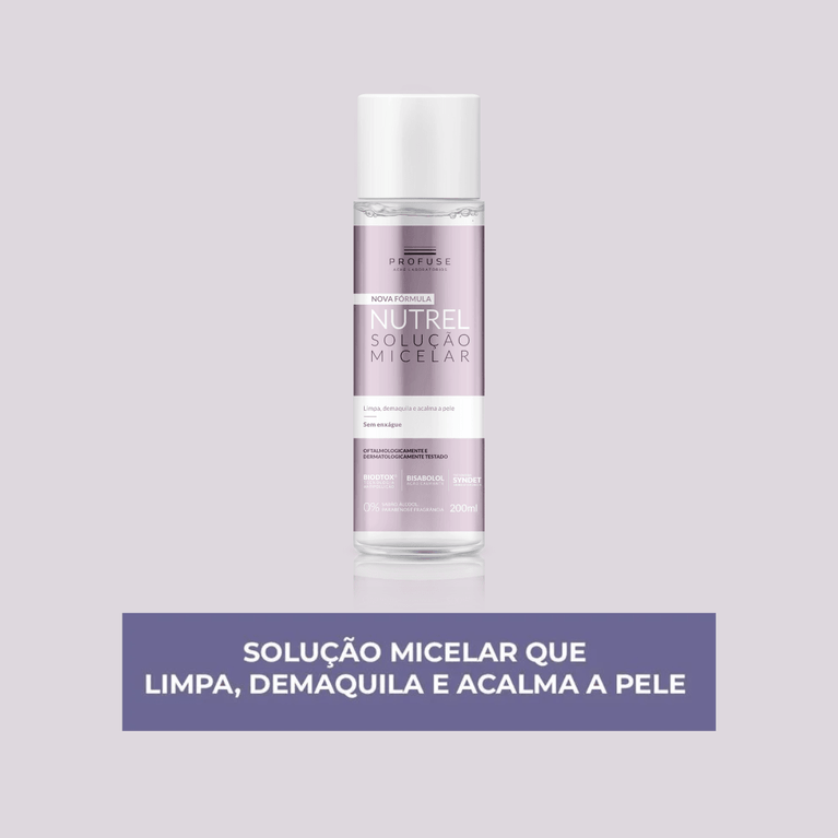 Solução Micelar Profuse Nutrel 120mL - Drogaria Poupa Centro