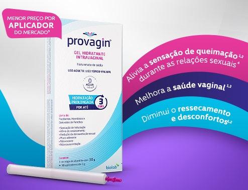 Provagin Gel Hidratante Intravaginal 30g+10 Aplicadores - Drogaria Poupa Centro