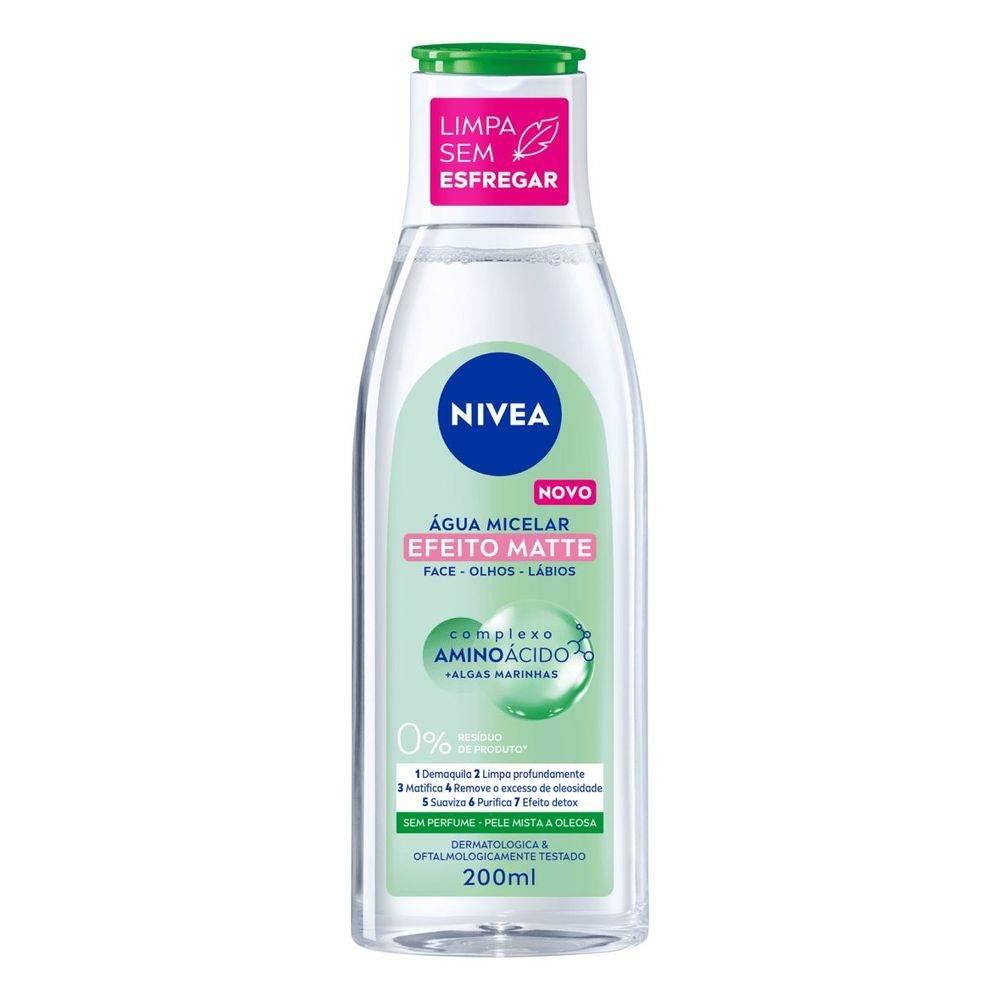 Nivea Agua Micelar 200Ml Matte - Drogaria Poupa Centro
