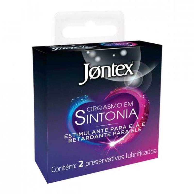 Preservativo Jontex Orgasmo Em Sintonia Texturizado Retardante Com 2 Unidades - Drogaria Poupa Centro