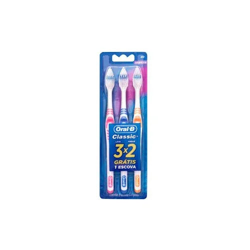 Esc D Oral B Classic 40 L3P2 - Drogaria Poupa Centro