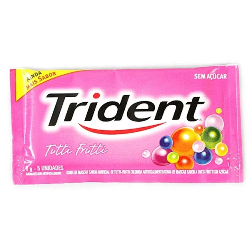 Chiclete Trident Tutti-Frutti - Drogaria Poupa Centro