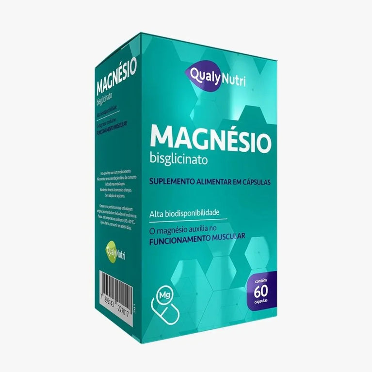 Magnésio Bisglicinato 250Mg 60 cápsulas