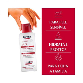 Eucerin Loção Hidratante PH5 250ML - Drogaria Poupa Centro
