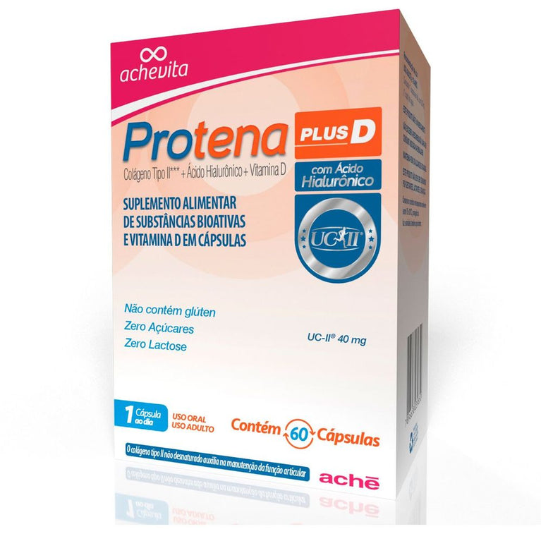 Suplemento Alimentar Protena Hialu 60 cápsulas Aché