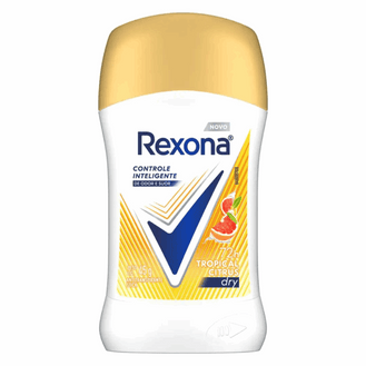 Desodorante Antitranspirante Stick Rexona Tropical Citrus Dry Feminino 72h 45g