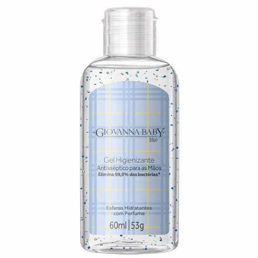 Alcool Gel Giovanna Baby Blue com 60ml - Drogaria Poupa Centro