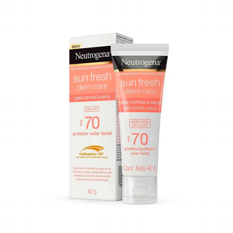 Protetor Solar Facial Neutrogena Sunfresh Derm Care FPS70 40g VALIDADE 11/2026