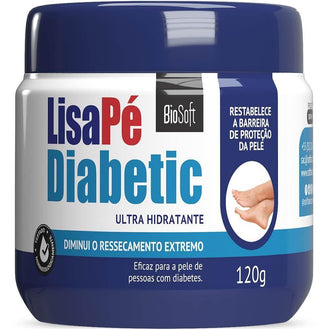 Creme Hidratante Lisa Pé Diabetic 120g Bio Soft - Drogaria Poupa Centro