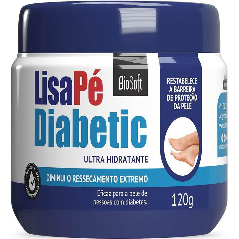 Creme Hidratante Lisa Pé Diabetic 120g Bio Soft - Drogaria Poupa Centro