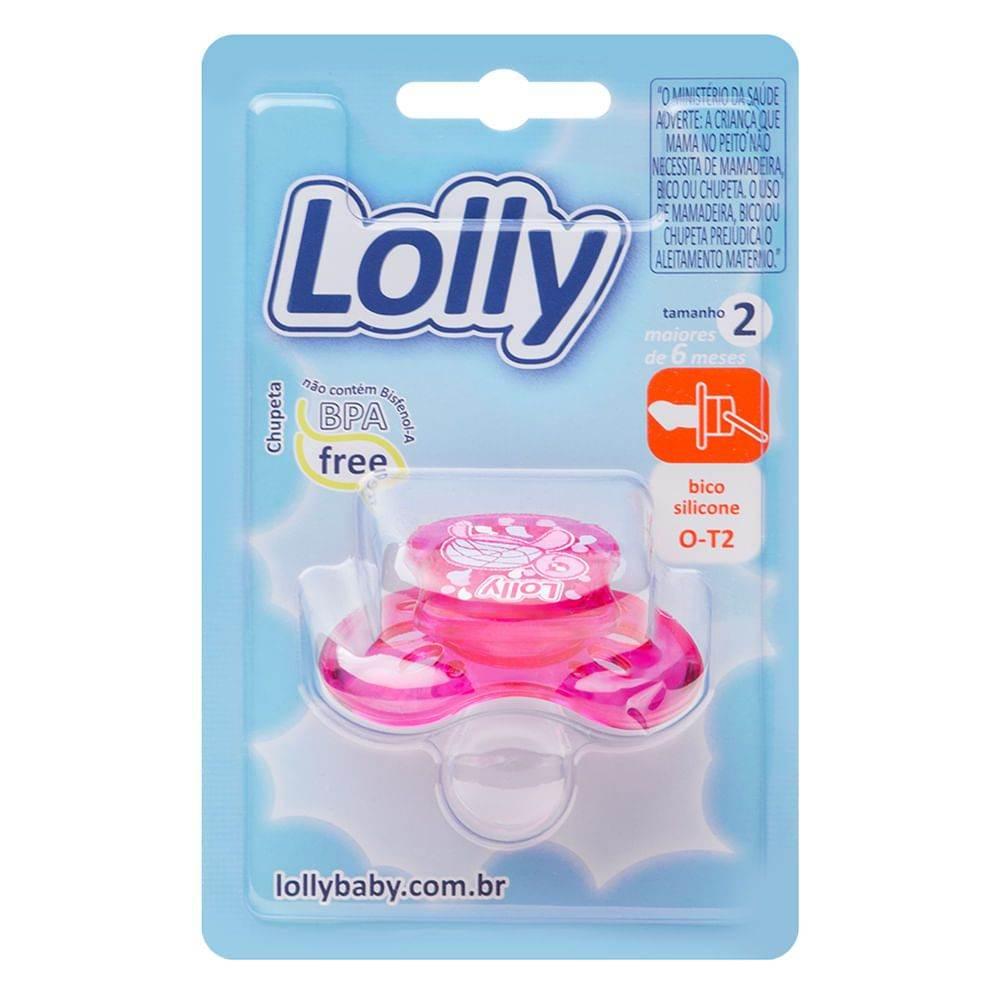 Chupeta Lolly Oceano Silicone Tamanho 2 Rosa - Drogaria Poupa Centro