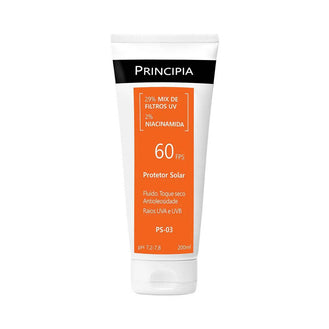 Principia Protetor Solar Corporal 29% Mix de Filtros Uv + 2% Niacinamida Fps 60 Ps-03 com 200ml