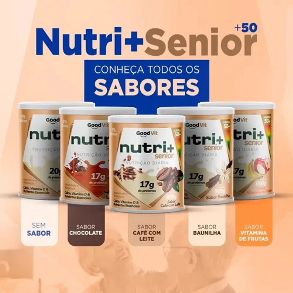 Good Vit Nutri+ Senior sabor Café com Leite 800g - Drogaria Poupa Centro