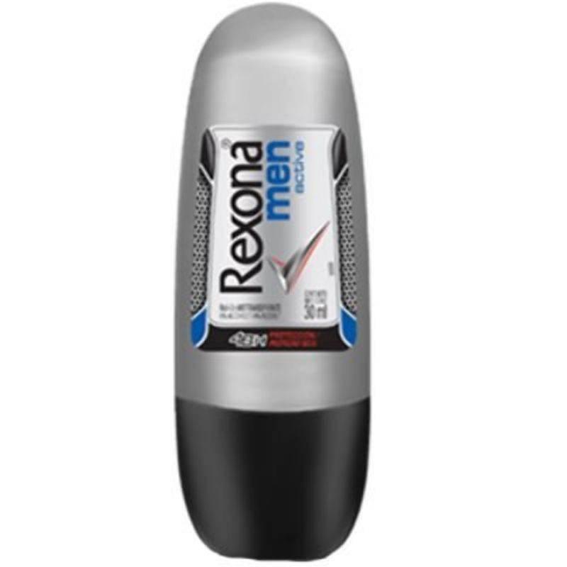 Desodorante Rexona Roll-on 30ml Masculino Active - Drogaria Poupa Centro