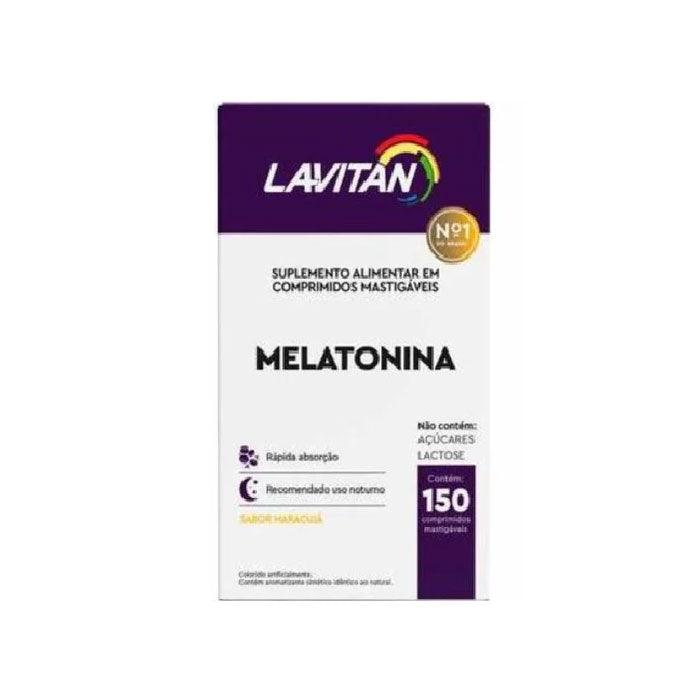 Suplemento Alimentar Lavitan Melatonina Maracujá 150 Comprimidos