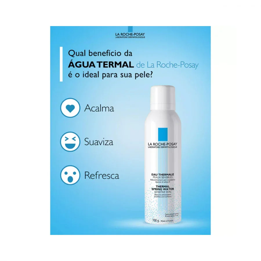 AGUA TERMAL LA ROCHE POSAY 150ML - Drogaria Poupa Centro