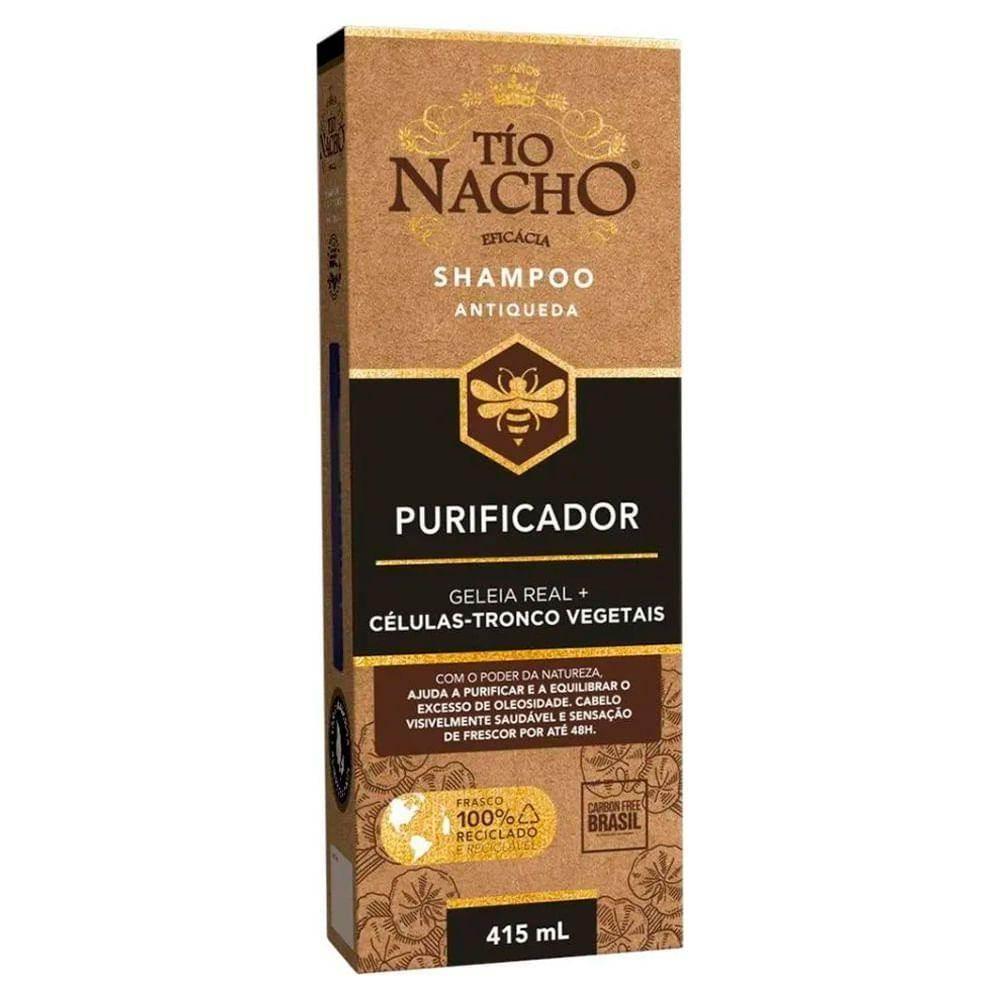 Shampoo Tío Nacho Antiqueda Purificante 415Ml - Drogaria Poupa Centro