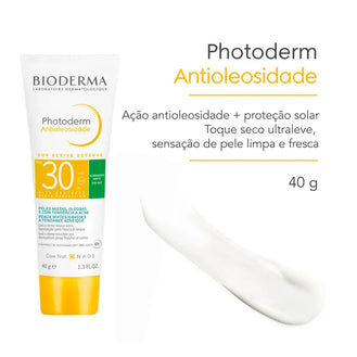 Bioderma Photoderm Antioleosidade Protetor Solar Facial Fps30 40g