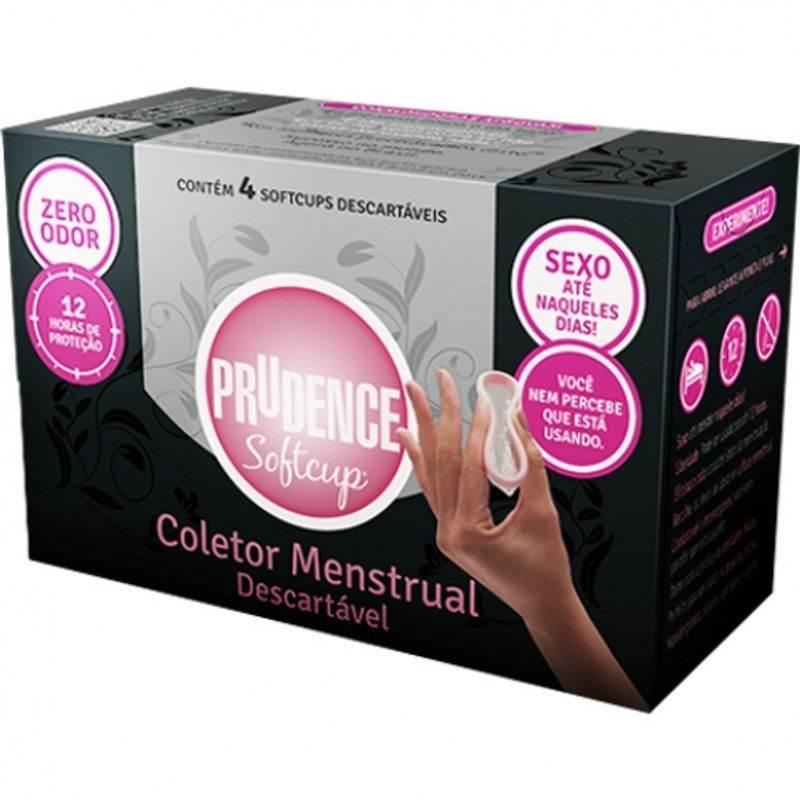 Coletor Menstrual Prudence Softcup 4 Unidades - Drogaria Poupa Centro