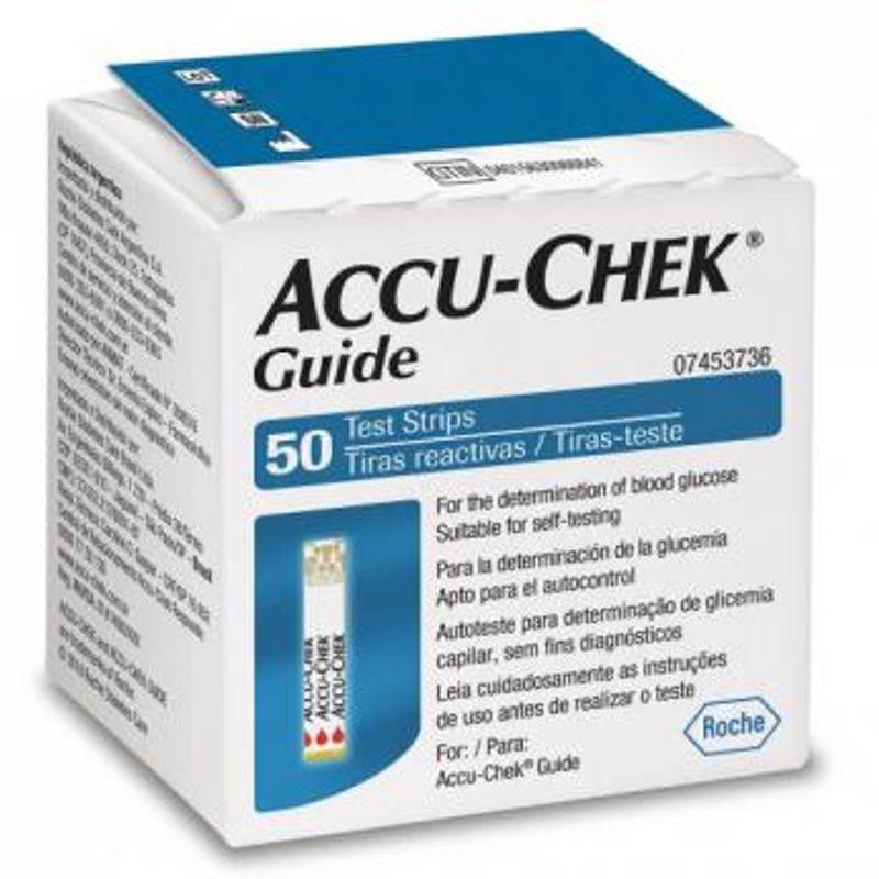 Accu Chek Guide Tiras 50 Unidades - Drogaria Poupa Centro