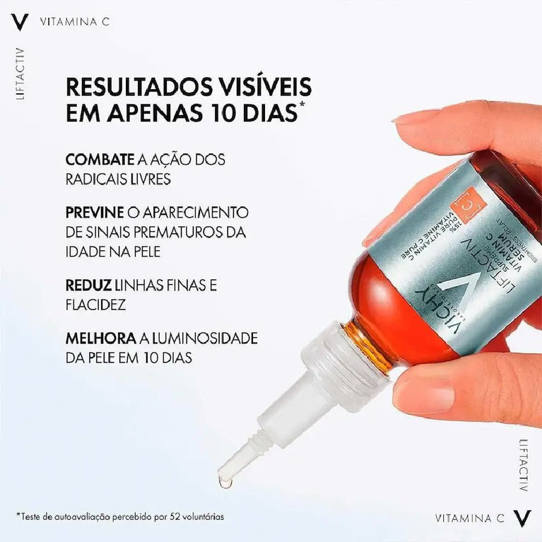 Sérum Facial Vitamina C Vichy Liftactiv Supreme Corretor de Sinais e Antioxidante 20ml