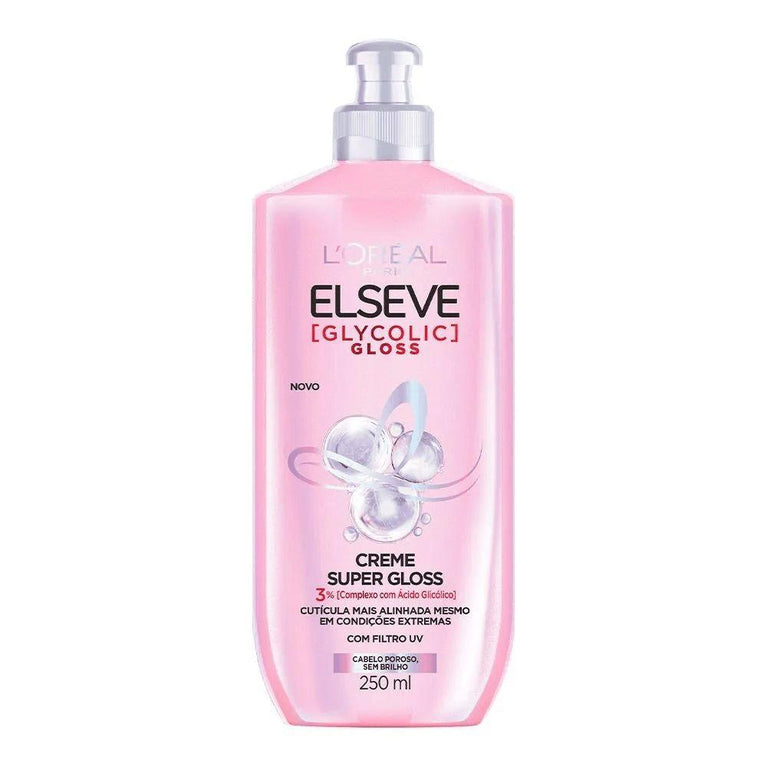 Creme Elseve Glycolic Gloss 250ml - Drogaria Poupa Centro